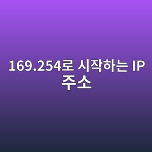 인터넷 연결이 안 될 때 169.254로 시작하는 IP 주소가 나타나는 이유 5 169 254eba19c ec8b9cec9e91ed9598eb8a94 ip eca3bcec868c 1788145402