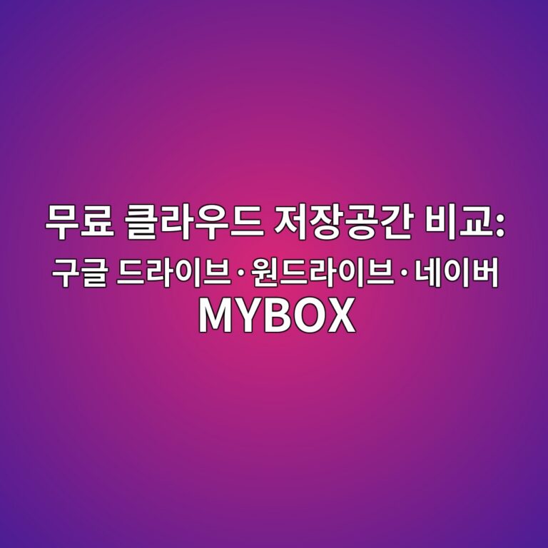 무료 클라우드 저장공간 비교: 구글 드라이브·원드라이브·네이버 MYBOX 5 ebacb4eba38c ed81b4eb9dbcec9ab0eb939c eca080ec9ea5eab3b5eab084 ebb984eab590 eab5aceab880 eb939ceb9dbcec9db4ebb88cc2b7ec9b90eb939c 1789689132