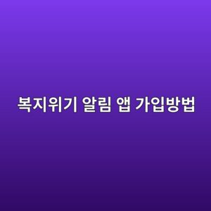 복지위기 알림 앱 가입방법|설치·본인인증·도움 요청까지 총정리 6 ebb3b5eca780ec9c84eab8b0 ec958ceba6bc ec95b1 eab080ec9e85ebb0a9ebb295 1790467811