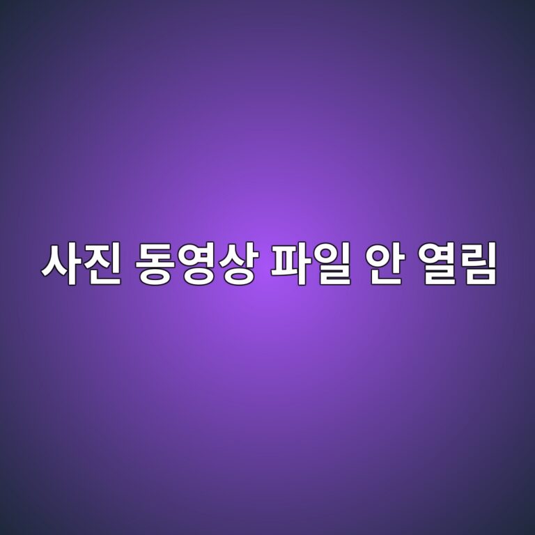 컴퓨터에서 사진·동영상 파일이 열리지 않을 때 해결 방법 8가지 2 ec82aceca784 eb8f99ec9881ec8381 ed8c8cec9dbc ec9588 ec97b4eba6bc 1789606952