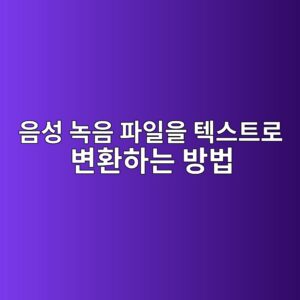음성 녹음 파일을 텍스트로 변환하는 방법|회의·강의 녹음을 AI로 정리하기 1 ec9d8cec84b1 eb85b9ec9d8c ed8c8cec9dbcec9d84 ed858dec8aa4ed8ab8eba19c ebb380ed9998ed9598eb8a94 ebb0a9ebb295 1790126418