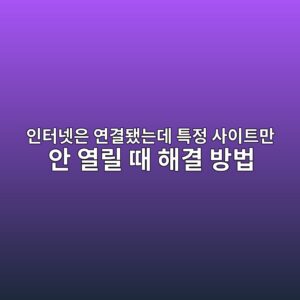 인터넷은 연결됐는데 특정 사이트만 안 열릴 때 해결 방법 6 ec9db8ed84b0eb84b7ec9d80 ec97b0eab2b0eb9090eb8a94eb8db0 ed8ab9eca095 ec82acec9db4ed8ab8eba78c ec9588 ec97b4eba6b4 eb958c ed95b4eab2b0 1789948587
