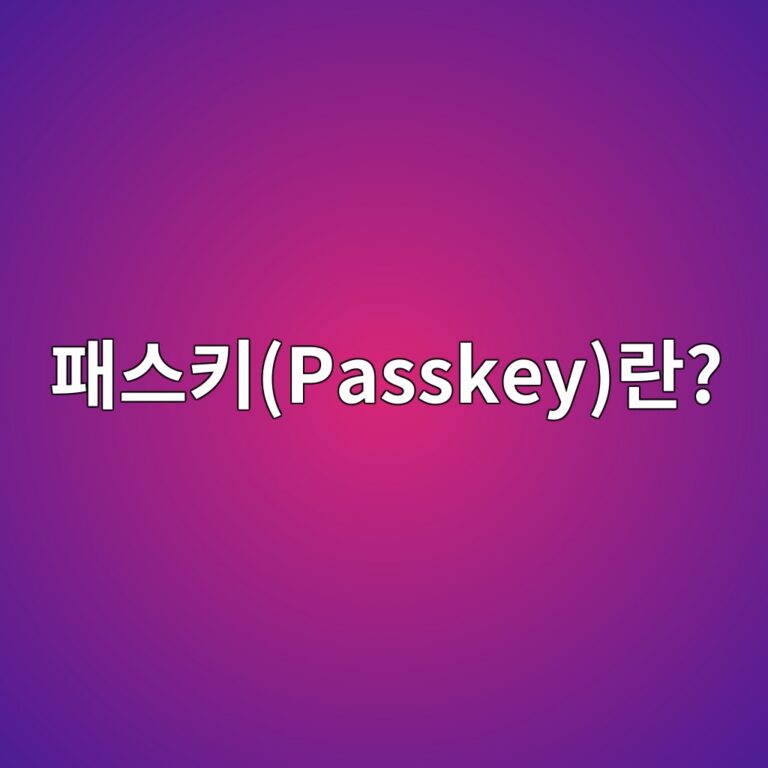 패스키(Passkey)란? 비밀번호 없이 로그인하는 시대가 오는 이유 1 ed8ca8ec8aa4ed82a4passkeyeb9e80 1789687586