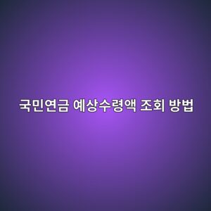 국민연금 예상수령액 조회 방법 2026|PC·모바일·인증 없는 모의계산 총정리 4 eab5adebafbcec97b0eab888 ec9888ec8381ec8898eba0b9ec95a1 eca1b0ed9a8c ebb0a9ebb295 1791879295