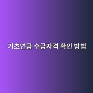 기초연금 수급자격 확인 방법|소득·재산기준과 복지로 모의계산 총정리 4 eab8b0ecb488ec97b0eab888 ec8898eab889ec9e90eab2a9 ed9995ec9db8 ebb0a9ebb295 1791948843