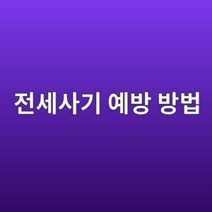 전세사기 예방 방법 |전세계약 전 확인할 10가지와 보증금 보호 방법 6 eca084ec84b8ec82aceab8b0 ec9888ebb0a9 ebb0a9ebb295 1791776391